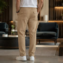 [LEVE 5 PAGUE 3] Calça Masculina Alfa em Sarja e Elastano (Moderna, Forte e Sofisticada!)